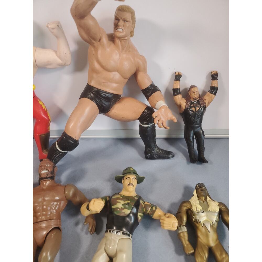 Vintage Wrestling Action Figure Lot WWE WCW Jakks Toymakers Sullivan Kevin 90s - Picture 15 of 16